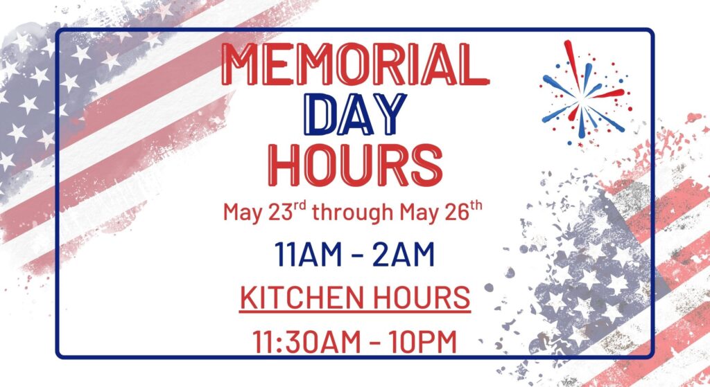 Memorial Day Hours Atmo